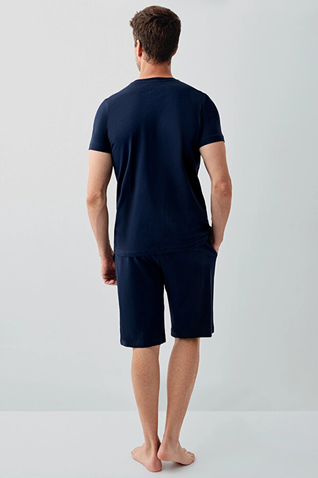 Men's Double Set - Dark Blue - 4