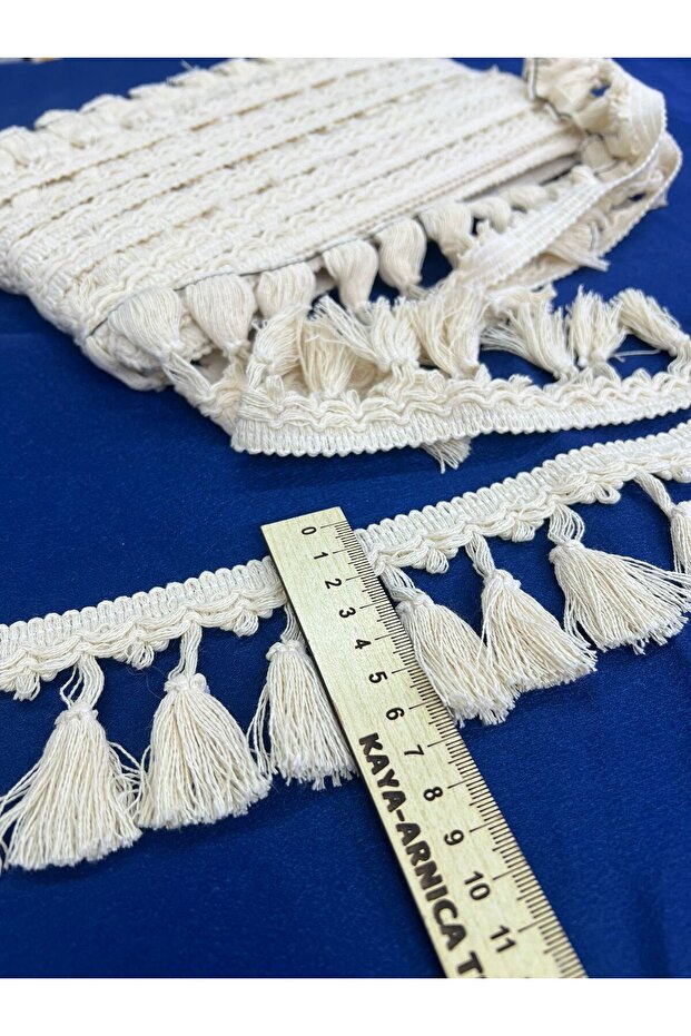 Bohemian Macrame Tassel Ribbon 7 cm – (2 Meters) Fringed Lace Textile Accessory