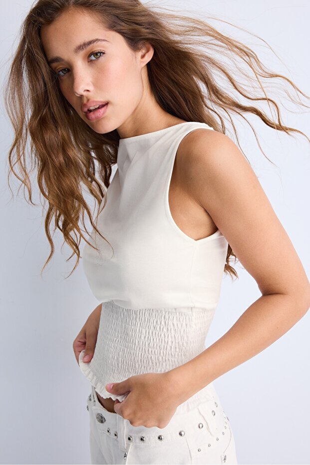 Elasticated T-shirt - 4