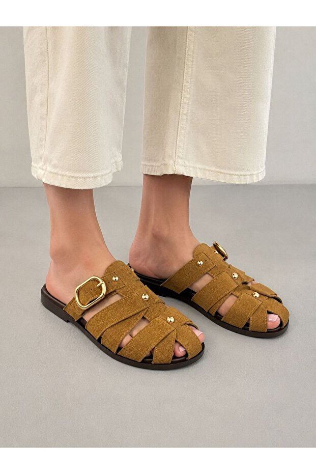 Taba Front Closed Slippers