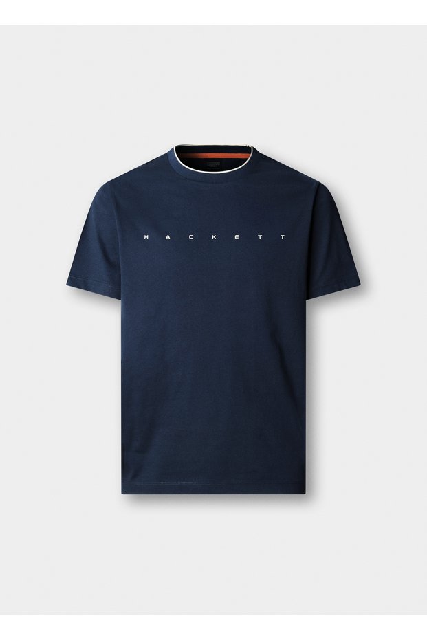 Blue Pure Cotton Men Premium T-Shirt
