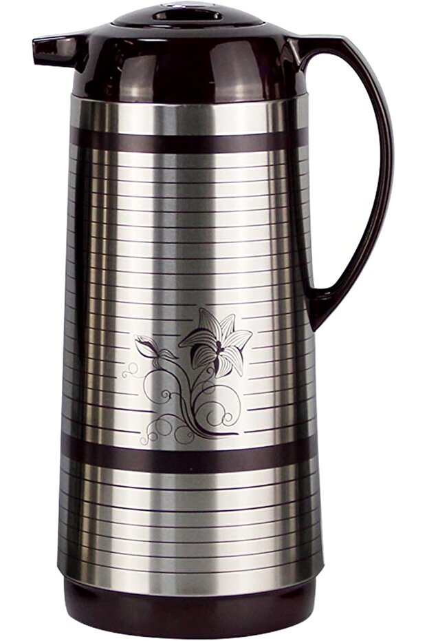 Vacuum Flask 1.3L Stainless Steel Thermal Coffee Carafe Leakproof Hot & Cold Thermos Flask BLF58S