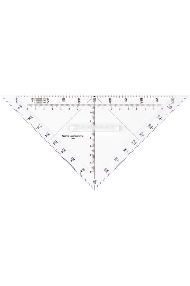 22.5° Navigation Triangle Ruler