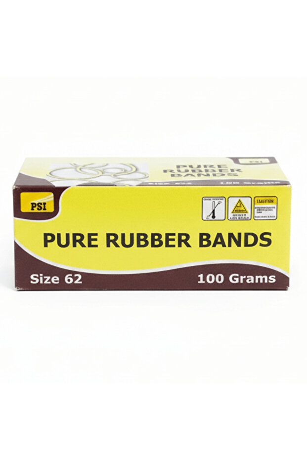 Pure Rubber Bands – Size 62 | 100 Grams