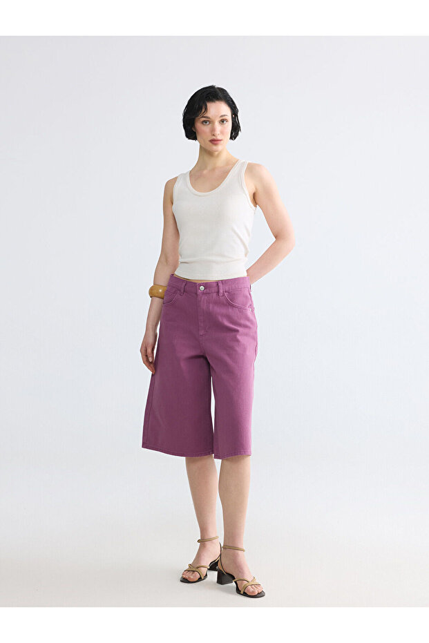 Nevavm Bermuda Fit Women's Jean Shorts with a Difference