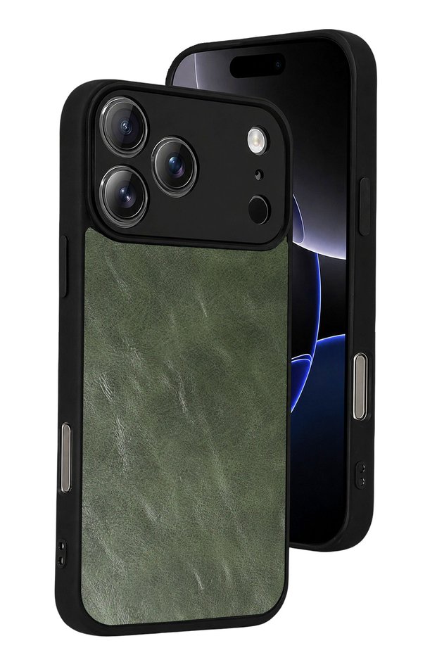 Zengemtx iPhone 17 Pro Aras Leather Cover (130832) - Green