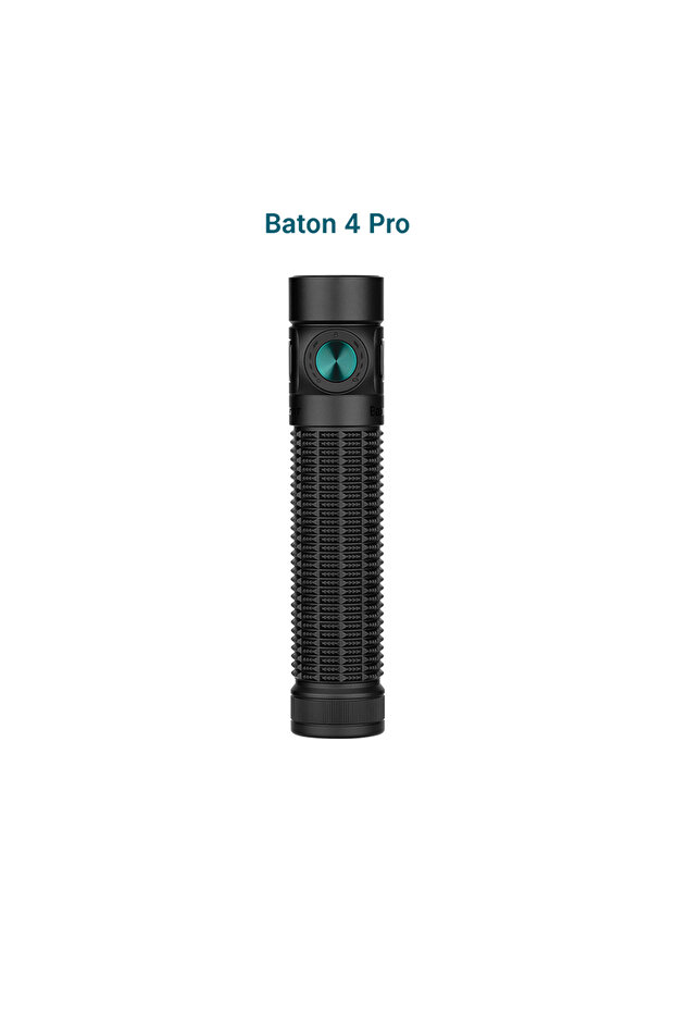 Baton 4 Pro (Matte Black) CW, 1600 Lumens LED Flashlight, 200m Beam, USB-C Rechargeable EDC Flash Light, for Camping, Tactical, Emergency