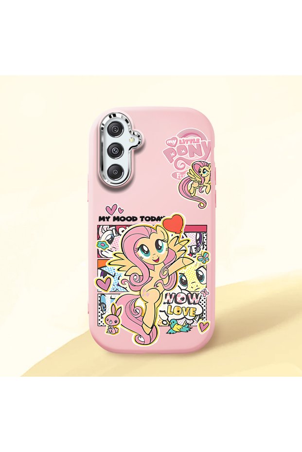 Pink Silicone Case with Shock-Absorbing Camera Protection Compatible with Samsung Galaxy M34