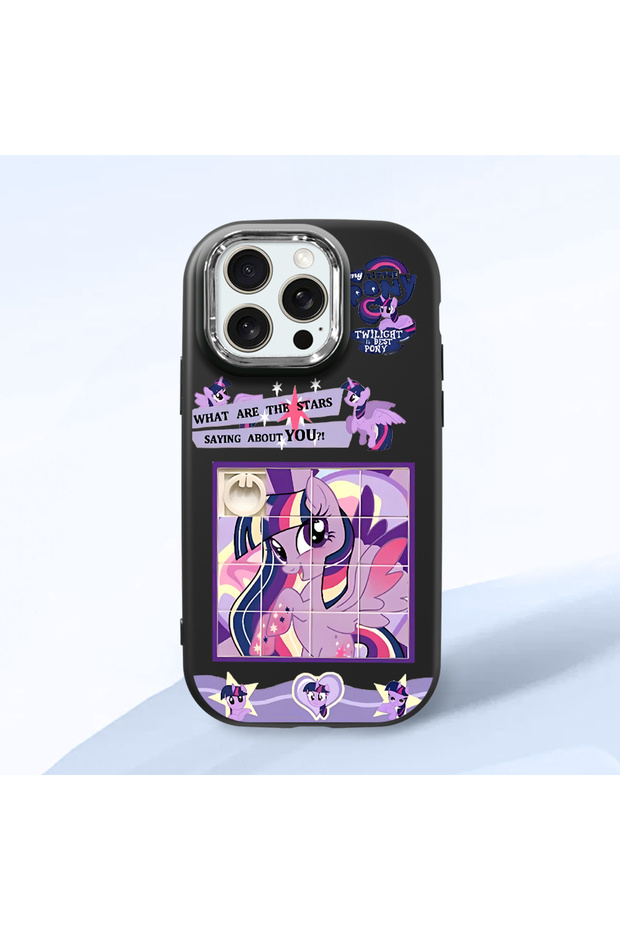 Black Silicone Case Compatible with iPhone 15 Pro Max with Shock-Absorbing Camera Protections