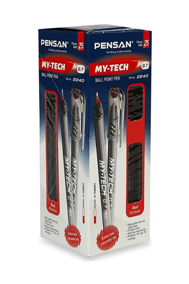 قلم حبر جاف MyTech 0.7 25 قطعة (صندوق واحد)
