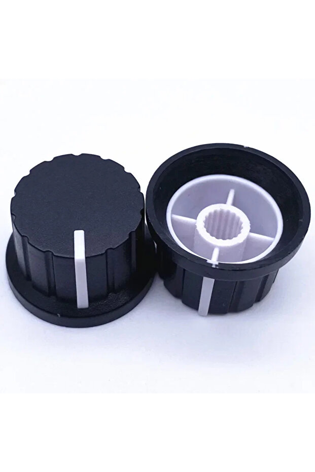 white 10PCS 5/10 Pcs plastic Potentiometer Volume Switch Knobs 24 x 15mm Rotary Encoder Amplifier