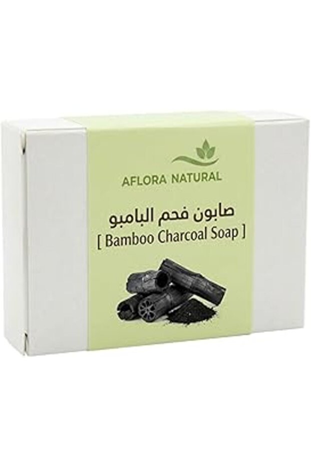 Bamboo Charcoal Soap, Deeply Cleansing Face and Body Bar, Detoxifying Treatment for Clear, Balanced and Smooth Skin