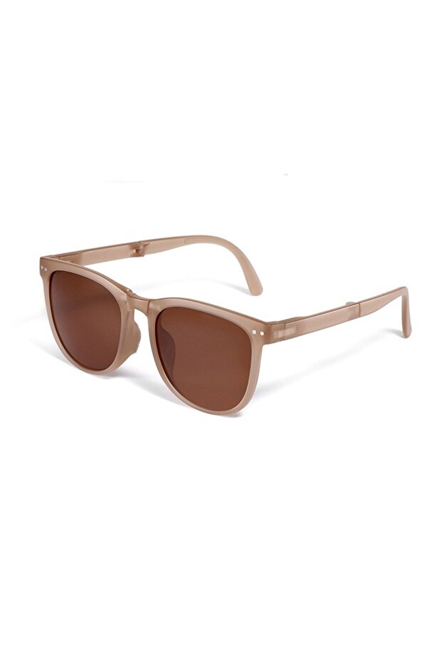 dark brown Folding sunglasses, portable, ultra light sun protection, UV protection, sunglasses for b