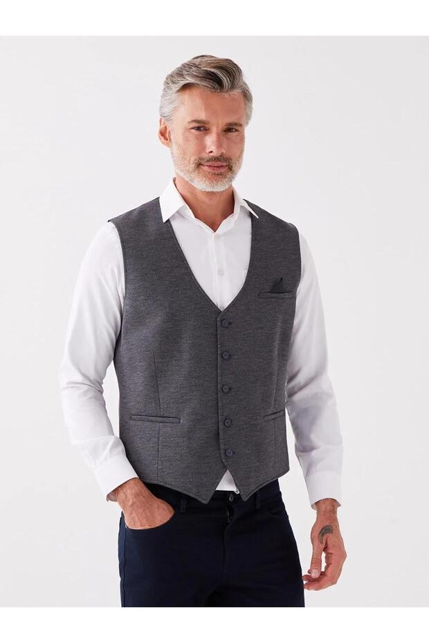 Slim Fit Men's Classic Vest (W3)