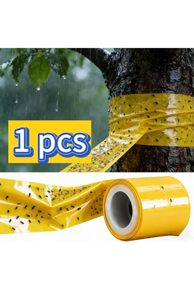 1PCS 10cm Wide 1 Roll of Self-Adhesive Tree Pest Control Tape (10cm Wide, 5m Long) Suitable for Che