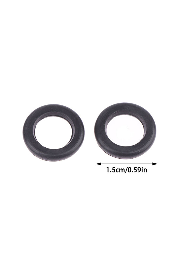 قطعتان (YY) من حلقات O-Ring/مستشعر المكبس الأسود مقاس 15 مم للمضخة القابلة للنفخ 1S الكهربائية