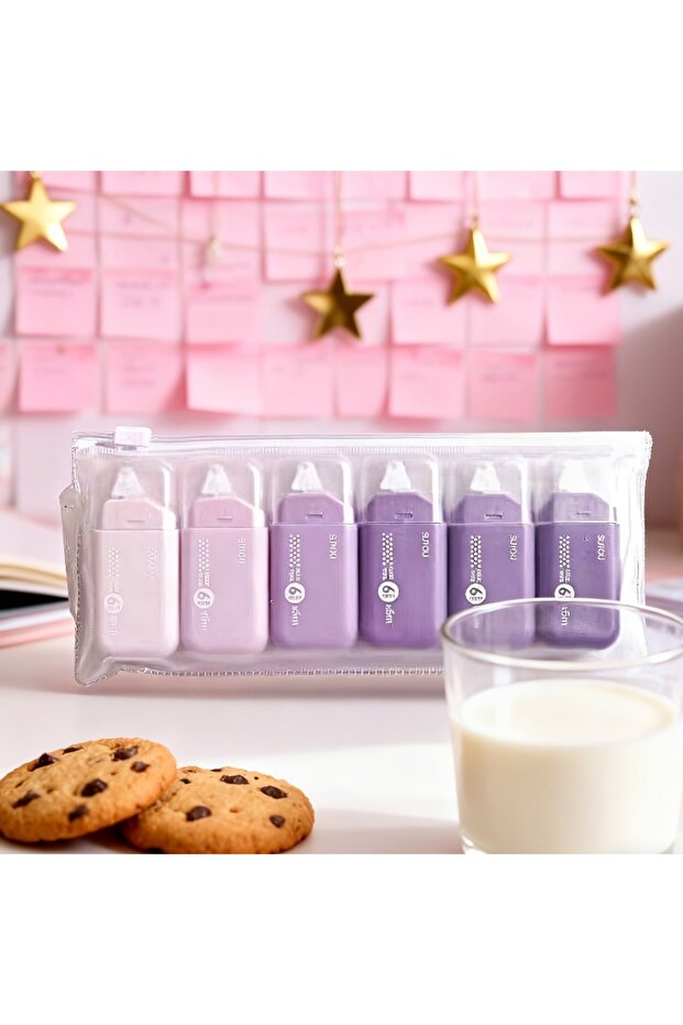 PURPLE 6 Detachable Dot Shaped Tapes,double-sided Adhesive Dots for Crafts,used for Scrapbooks,Chris