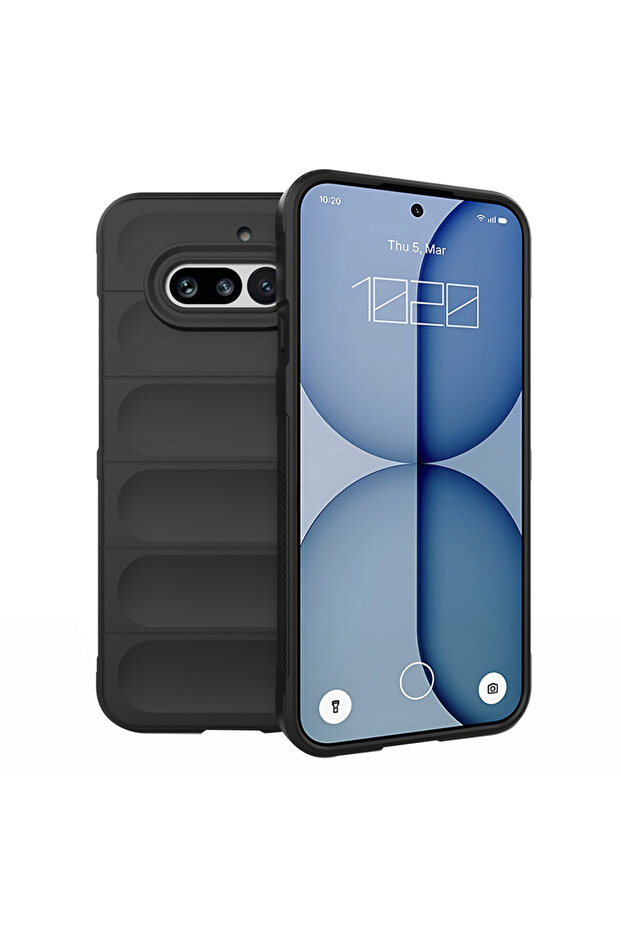 Case for Nothing Phone (4a), Magic Shield, shockproof, black - 1
