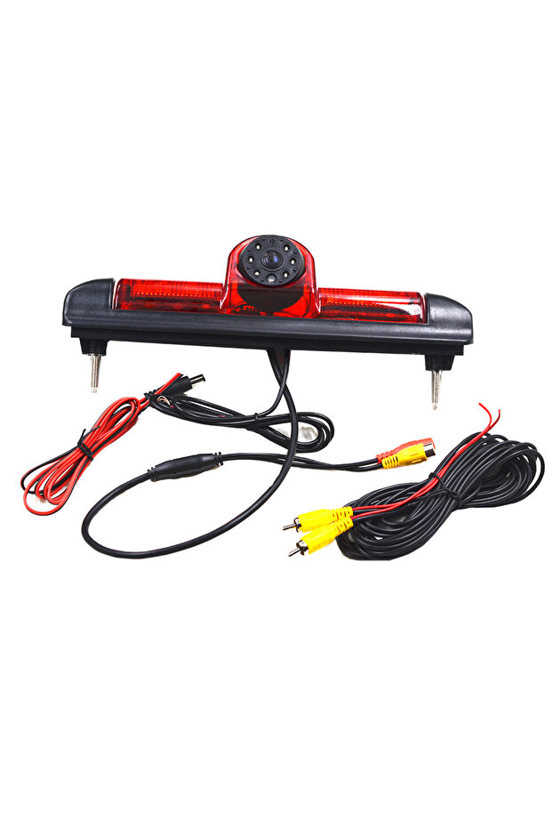 black 170 Degree Car 3rd Brake Light Rear View Camera Waterproof Night Vision Reverse For Fiat Ducat