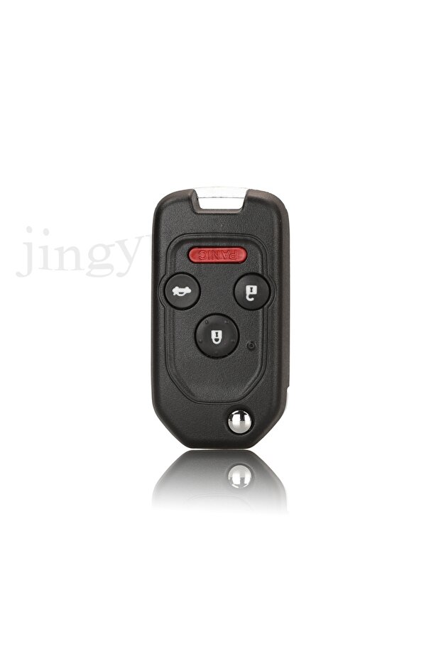 غلاف مفتاح تحكم عن بعد قابل للطي مع لوحة أزرار من jingyuqin لسيارات هوندا أكورد وHRV وCRV وسيفيك وفيت