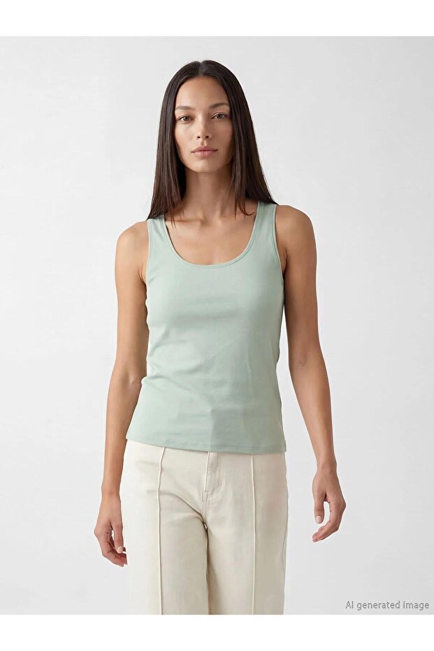 U Neck Women's Athlete Top (S6)