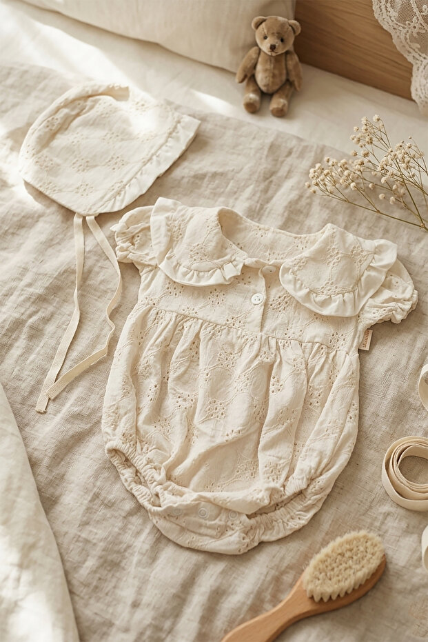 Isabella Vintage Baby Romper