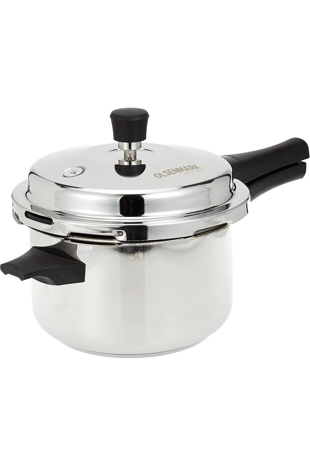 Stainless Steel Pressure Cooker, 5 Liter Capacity