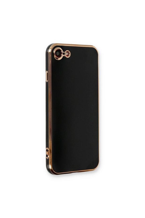 Iphone 7 case volet silicone - black
