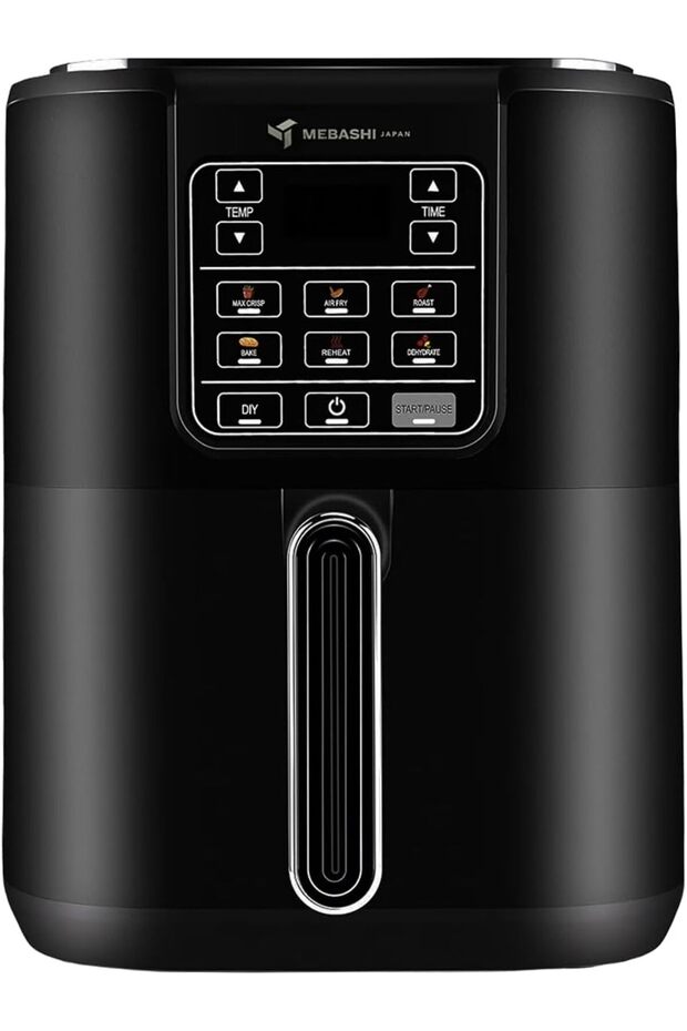 6L Air Fryer, Digital Touch Screen Cooking Machine, 360 Heat Circulation,(1500W) Touch Control Panel, 7 Function Menus (ME-AF653)