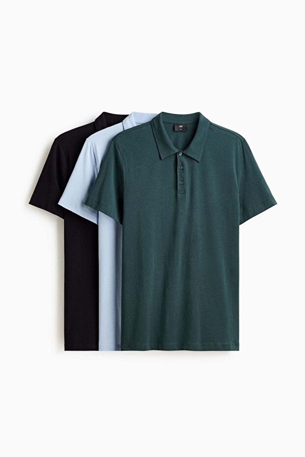 3-pack Slim Fit Polo shirt