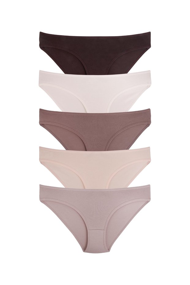 Cotton Broad-Brimmed Bato 5 Li Panties