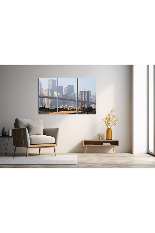 Tablou Canvas Podul Brooklyn | 3 Piese - 2