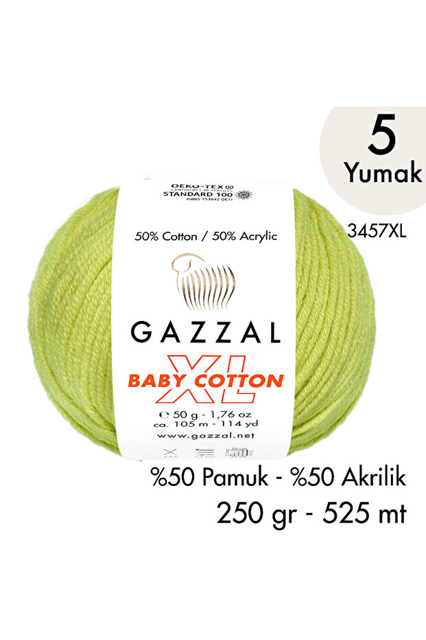 Baby Cotton XL 3457XL- - 5 Yumak