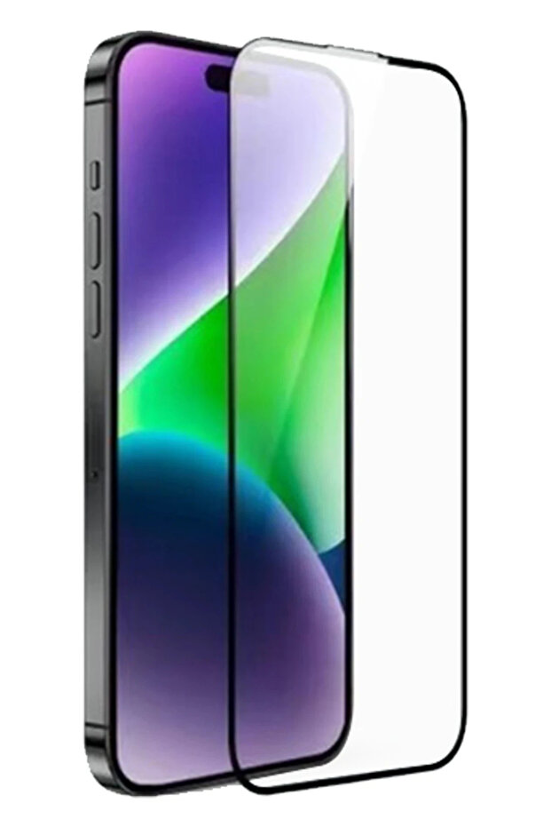 واقي شاشة URR iPhone 15 Pro Max 3D Resin Edge Cam - أسود