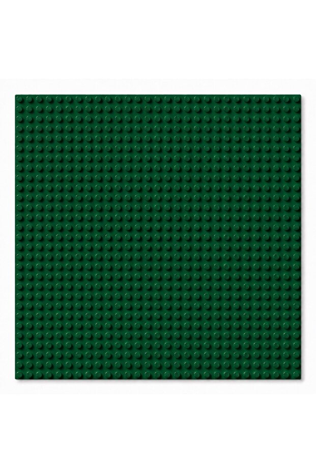 طوب بناء متوافق مع ليغو، لوح قاعدة أرضية كلاسيكي باللون الأخضر الداكن مقاس 32x32