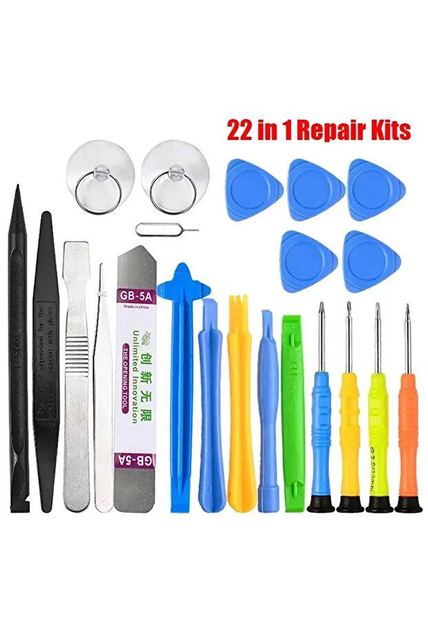 22 in 1 C 22 in 1 Mobile Phone Repair Tools Disassemble Repair Kit for iPhone Screwdriver Combinatio