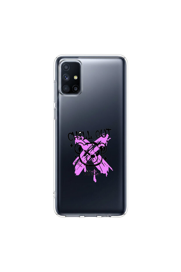 Samsung Galaxy M51 Compatible Graffiti 7 Design Transparent Case
