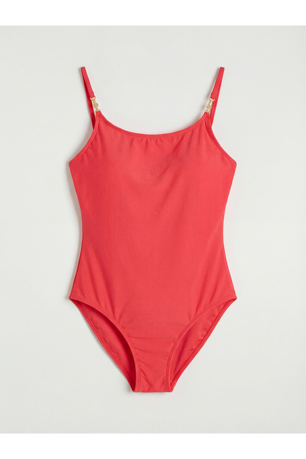 Vizyon New Season Removable Padded Metal Accessory Women's Swimsuit