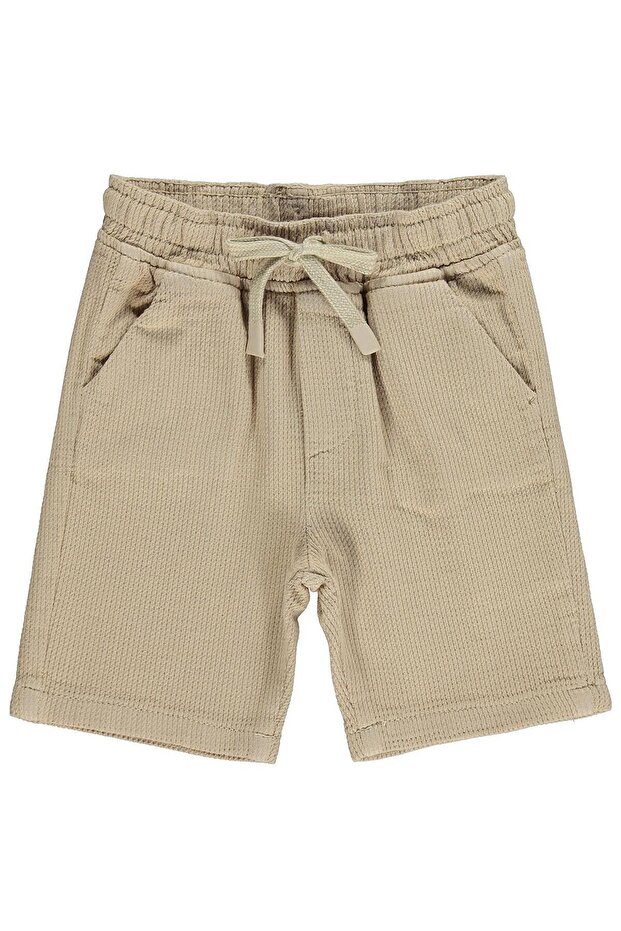Textured 2-5 Years Old Capri - Beige