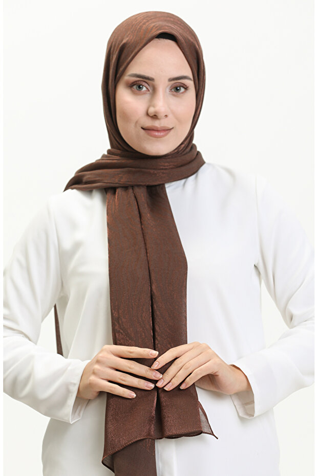 شال كارمن بنمط الحمار الوحشي 70231-12 بني
