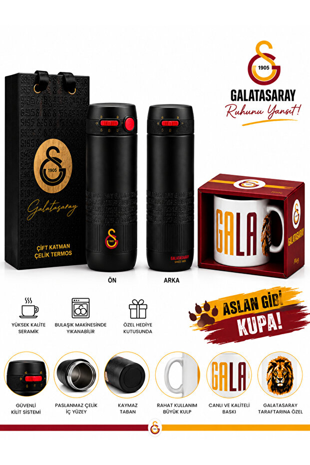 X Lasve New Season 550 ml Double Layer Steel Thermos and Mug with Special Box