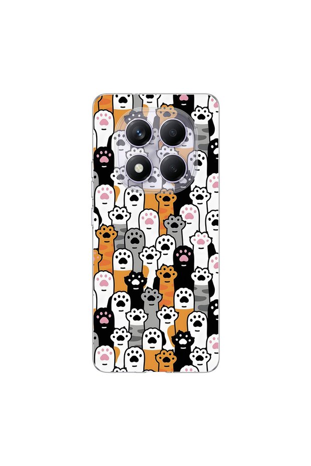 Redmi Note 14 Pro Compatible Kedis 3 Design Transparent Case