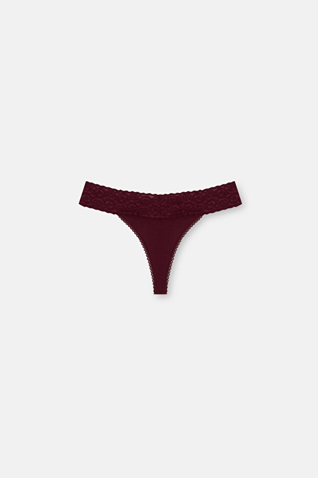 3'lü Düşük Bel String Külot - 3