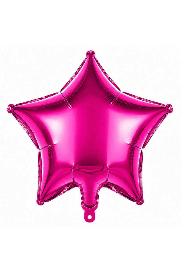 Star Foil Balloon Fuchsia (18 Inches)