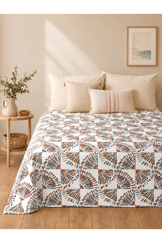 Digital Printed Double Pike Blanket | 200X230 cm | Light and Fresh Texture | Summer and Daily Use