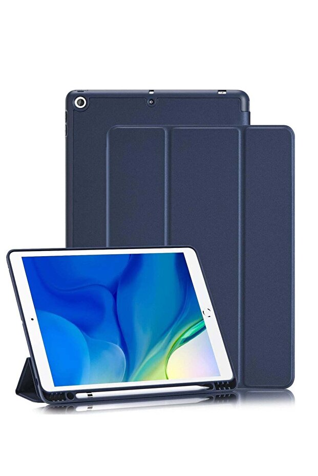 iPad 9th/8th/7th Generation Case (2021/2020/2019) 10.2-Inch Case with Pencil Holder Slim Soft Smart Magnetic Stand Protective Cover Cases