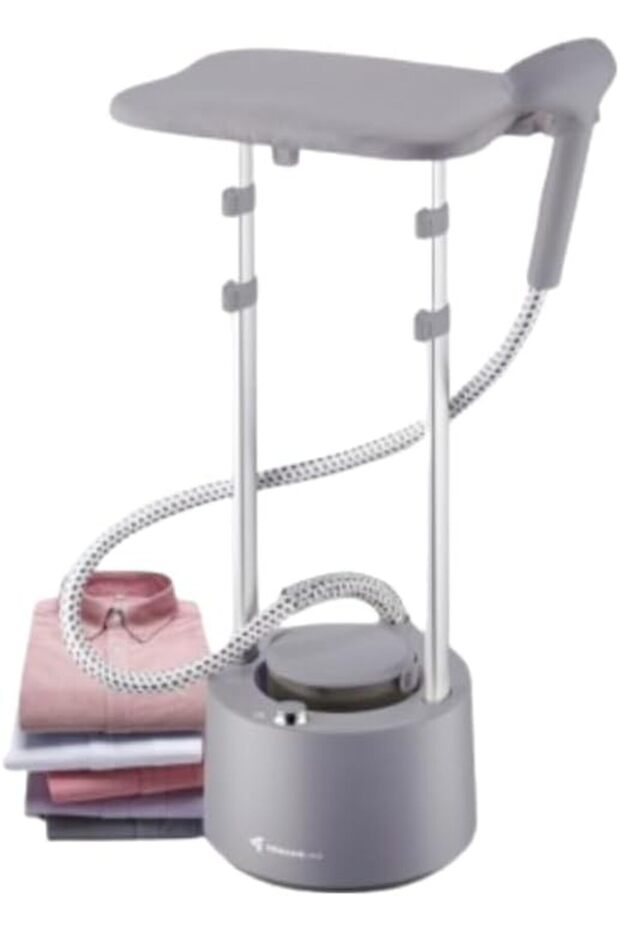 Garment Steamer with Adjustable Poles, Ironing Board, Iron, Hanger, Brush (ME-GST821) (Black)|2000W