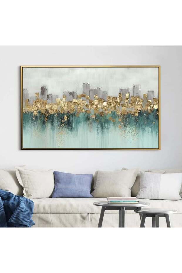 Large Wall Art with Frame 80 x 120 cm for Living Room Decorative Wall Decor