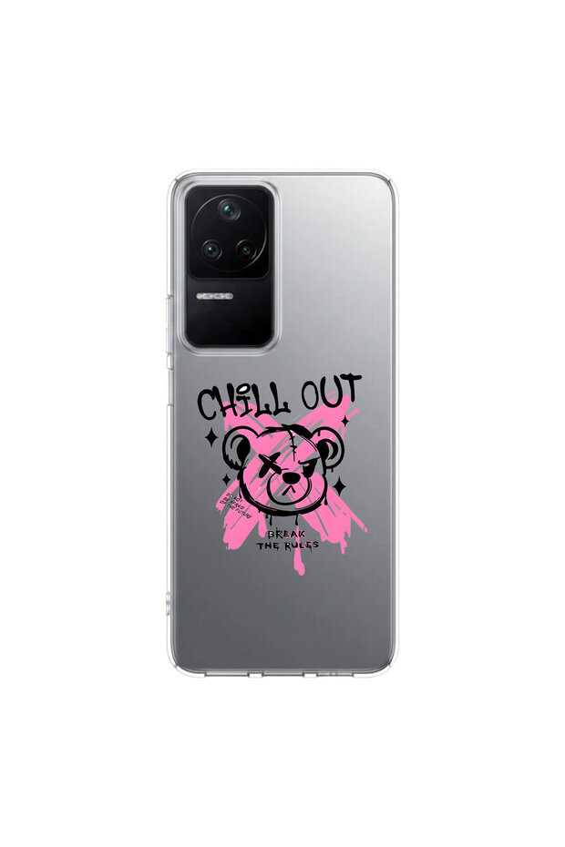 Poco F4 Compatible Graffiti 6 Design Clear Case