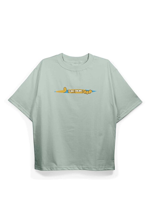 T2040 Simp Printed Oversize Tshirt